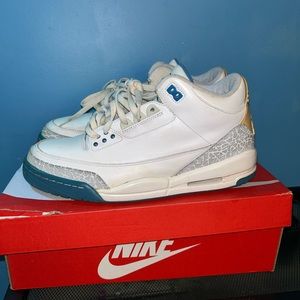 Jordan 3 retro Harbor Blue (2007) Womans 12